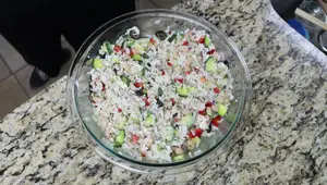 Ensalada de Arroz Mediterránea: Receta Saludable y Fácil (30 min)