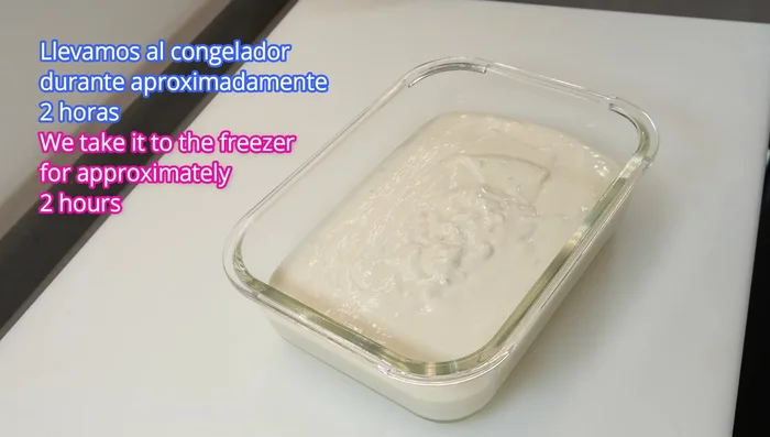 Congelar durante aproximadamente 2 horas.