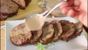 Receta fácil: Rollo de carne picada con salsa Bovril