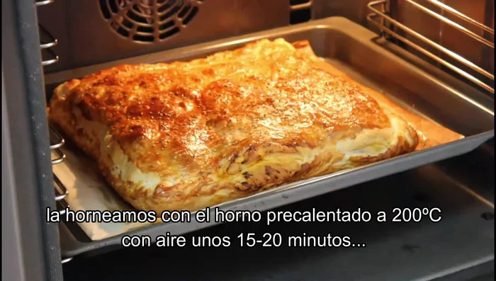 Hornear a 200°C con aire durante 15-20 minutos. (98.28)
