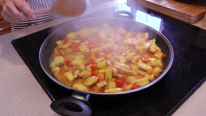 Se puede parar la fritura en este punto y continuar más tarde.