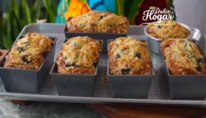 Panqué de Limón y Arándanos: Receta Casera Fácil