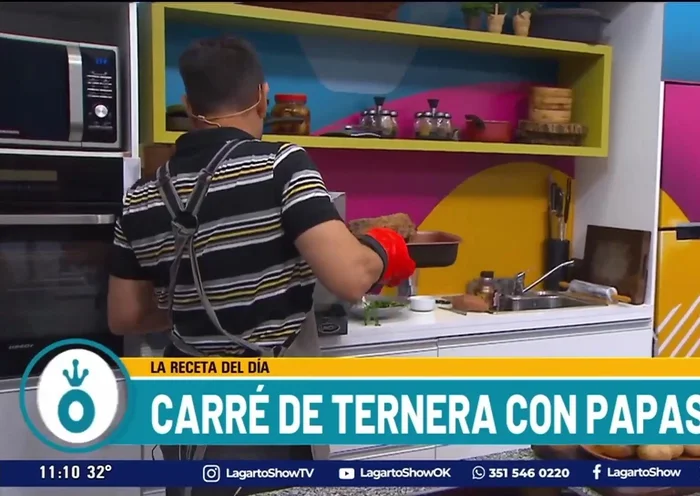 Pasado el tiempo, retirar el carré del horno. Si es necesario, dejar cocinar unos 30 minutos más a 180°C para que quede bien tierno.