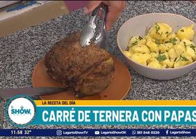 Carré de Ternera al Horno con Papas Alioli: Receta Fácil