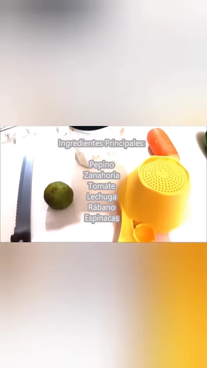 Colocar las verduras en un tazón.