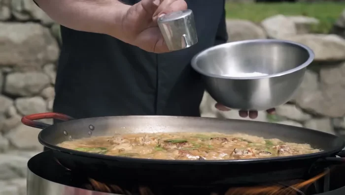 Incorporar el arroz.