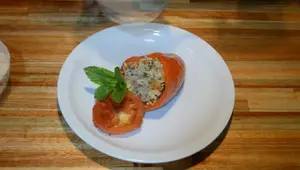 Pimientos Rellenos al Estilo Medio Oriente: Receta Fácil