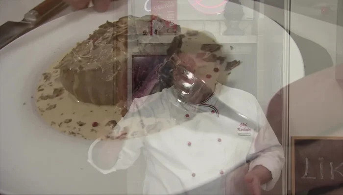 Sellar el filete en una sartén caliente con mantequilla y bacalao blanco.