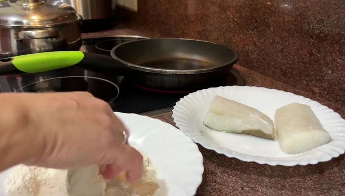 Pasar el bacalao por harina (73.0).