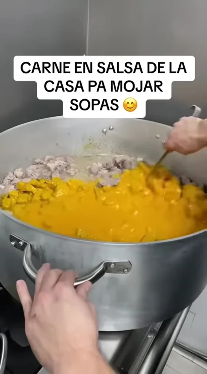 Mezclar bien la carne y la salsa (304.919).