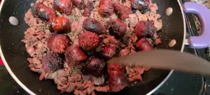 Receta fácil: Chorizo con bistec picado delicioso
