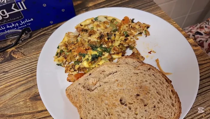 Agregar el queso a las verduras.