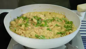 Pollo Express con Salsa Cremosa: Receta Fácil y Deliciosa