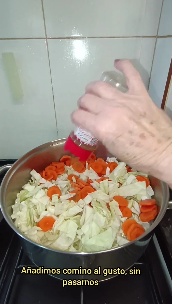 Añadir comino al gusto.