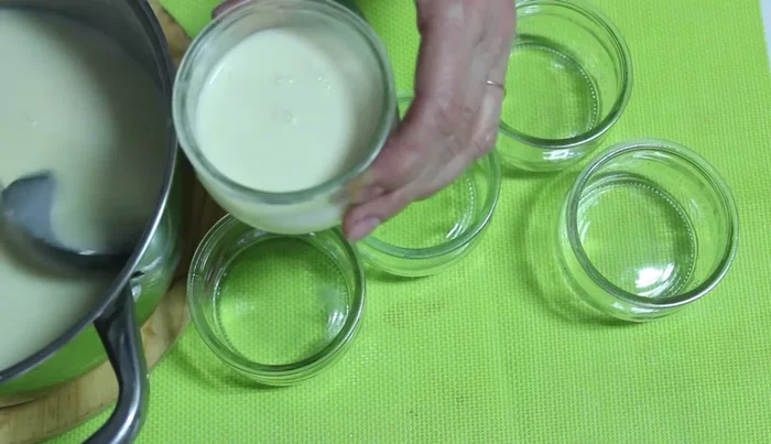 Repartir la mezcla en vasitos o cuencos sin llenarlos completamente y refrigerar durante al menos 4 horas hasta que cuaje.