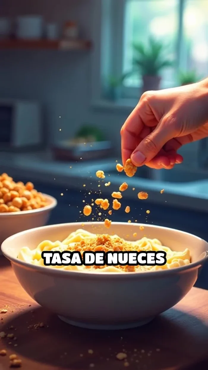 Vierte la masa con cuidado sobre las peras.