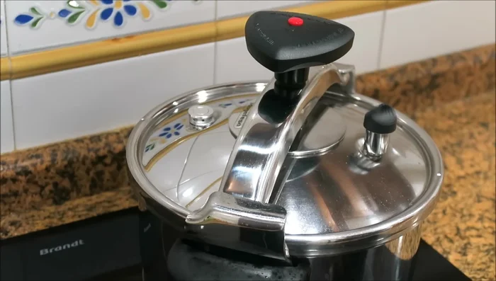 Apagar el fuego y esperar a que deje de salir vapor antes de abrir la olla. Sacar la carne y dejar enfriar completamente. (138.8)