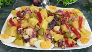 Ensalada de Patatas con Pulpo: Receta Fácil y Rápida
