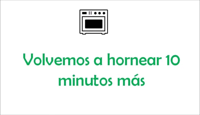 Hornear durante 10 minutos más.
