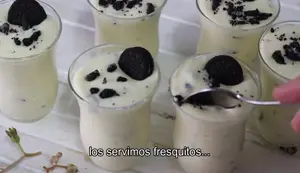 Mousse de queso mascarpone con Oreo: Receta fácil y deliciosa